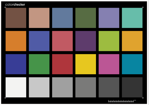ColorChecker 測(cè)試卡